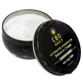 CBD Daily Ultimate Strength Intensive Cream-Classic Mint 5oz