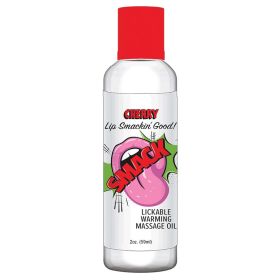 Smack Warming Massage Oil-Cherry 2oz