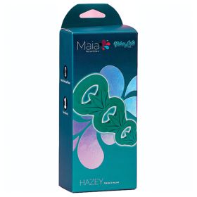 Maia Hazey Pot Leaf Silicone Ring Set of 3