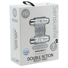 Sensuelle 7 Function Double Action C-Ring-Clear