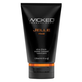 Wicked Jelle Heat Warming Waterbased Anal Lubricant 4oz